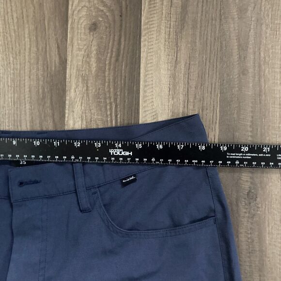 Travis Mathew Pants Open To Close Tech Blue 5 Pocket 35 Men’s - Picture 3 of 8